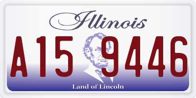 IL license plate A159446