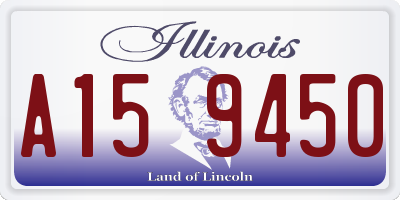 IL license plate A159450