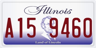IL license plate A159460