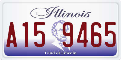 IL license plate A159465