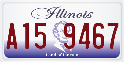 IL license plate A159467