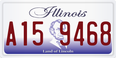 IL license plate A159468