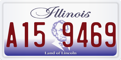 IL license plate A159469