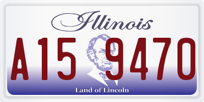IL license plate A159470