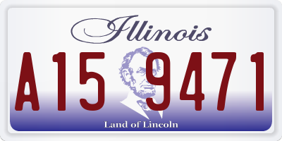 IL license plate A159471