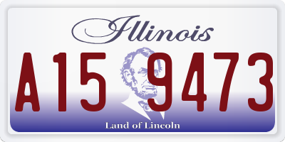IL license plate A159473
