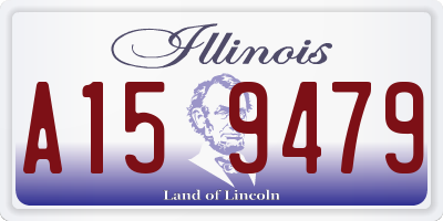 IL license plate A159479