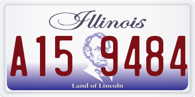 IL license plate A159484