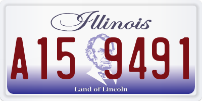 IL license plate A159491