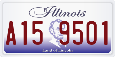 IL license plate A159501