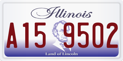 IL license plate A159502