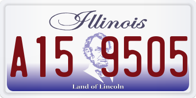 IL license plate A159505