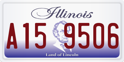 IL license plate A159506