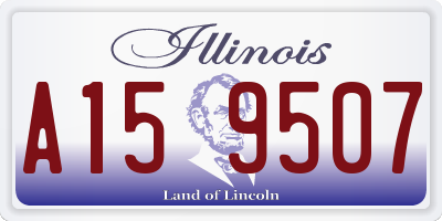 IL license plate A159507