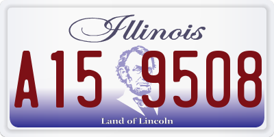 IL license plate A159508