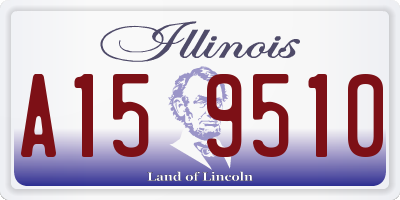 IL license plate A159510