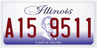 IL license plate A159511