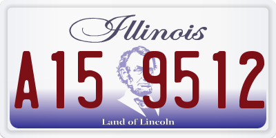 IL license plate A159512
