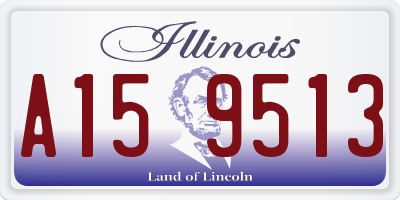 IL license plate A159513