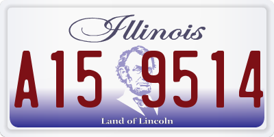 IL license plate A159514