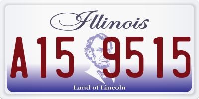 IL license plate A159515