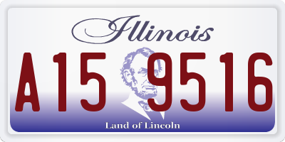 IL license plate A159516