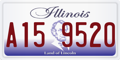 IL license plate A159520