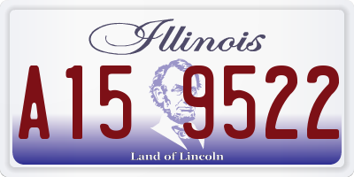 IL license plate A159522