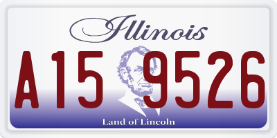 IL license plate A159526