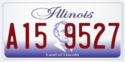 IL license plate A159527