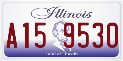 IL license plate A159530