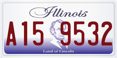 IL license plate A159532