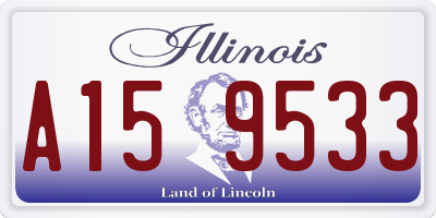 IL license plate A159533