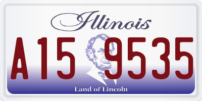 IL license plate A159535