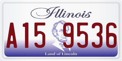 IL license plate A159536