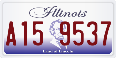 IL license plate A159537