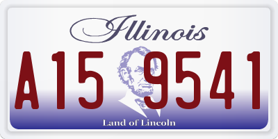 IL license plate A159541
