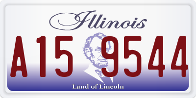 IL license plate A159544