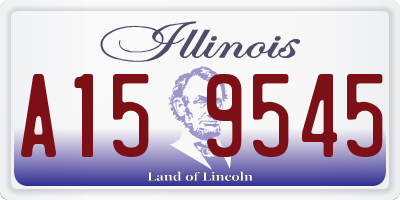 IL license plate A159545