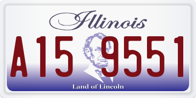 IL license plate A159551