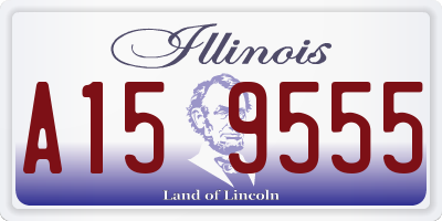 IL license plate A159555