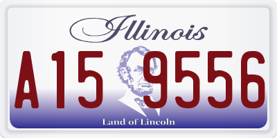 IL license plate A159556