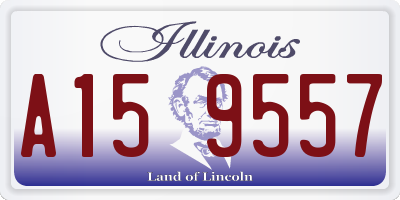 IL license plate A159557