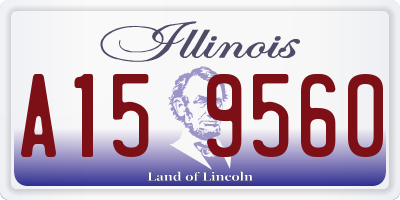IL license plate A159560