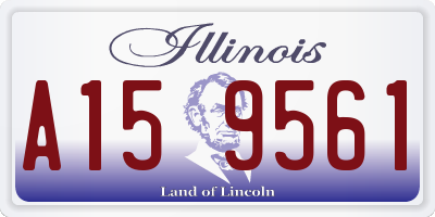 IL license plate A159561
