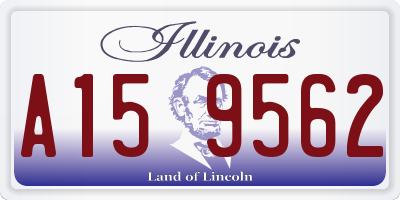 IL license plate A159562