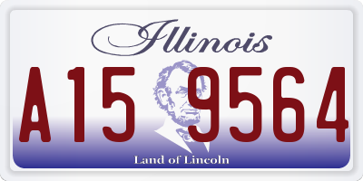 IL license plate A159564
