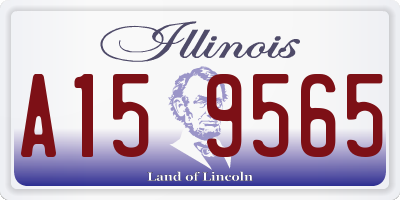 IL license plate A159565
