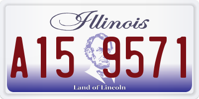 IL license plate A159571