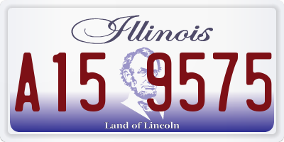 IL license plate A159575